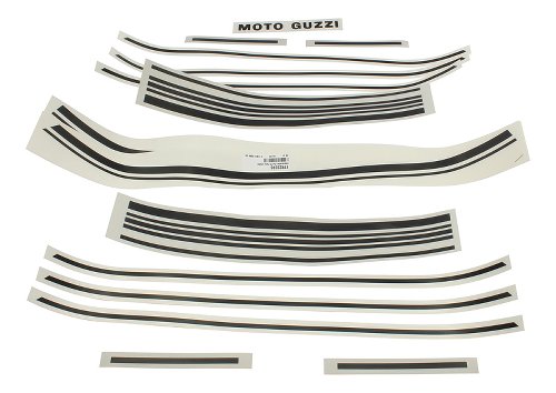 Moto Guzzi Decal kit black - 1000 Convert