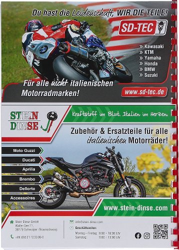 Moto Guzzi WHB Erweiterung V35II, Imola, V50III, Monza