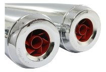 Lafranconi Silencer kit with propeller, chrome, competizione