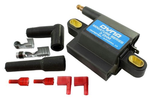 Dyna Ignition coil mini, 3,0 Ohm, single ignition