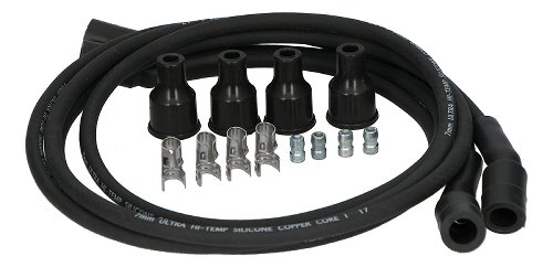 Kit di cavi Dyna Ignition 7mm rame, nero