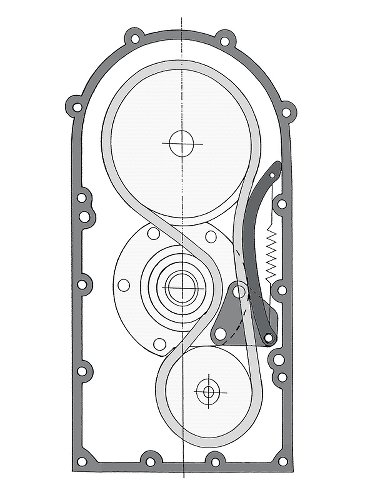 Moto Guzzi Timing chain tensioner Stucchi - big models