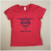 T-shirt Mistral 25 anni, donna, rosso, taglia: L