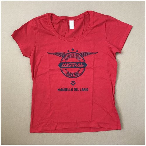 T-shirt Mistral 25 ans, femme, rouge, taille : M