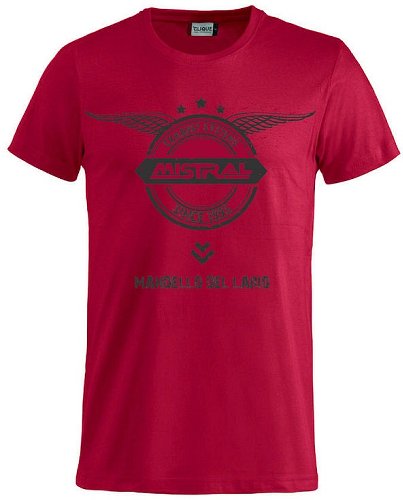 Camiseta Mistral 25 años, hombre, rojo, talla: M