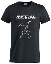 Mistral T-Shirt, homme, noir, taille : XL