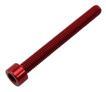 Aluschraube B.Bolt M 6x55 ISK Rot