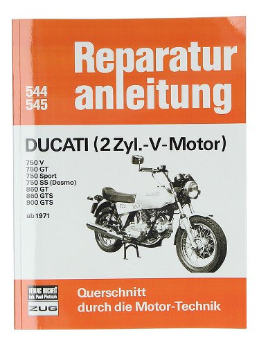 Buch MBV Reparatur Anleitung Ducati 750 GT, Sport, Desmo,