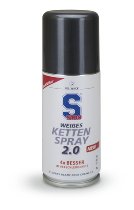 S100 Chain spray white 2.0, 100 ml, refillable with 400 ml