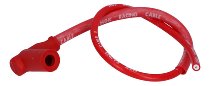 NGK spark plug CR4 ignition cable with 90° plug, red