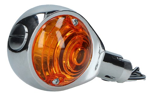 Indicator bull´s eye window metall chrome