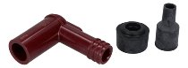 Spark plug connector NGK LBF 05 90° 14mm, red