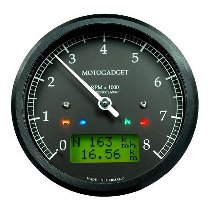 motogadget Chronoclassic, schwarz/schwarz, DarkEdition