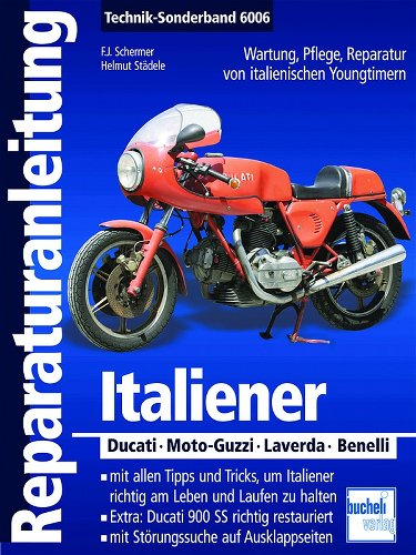 Buch MBV Reparatur Anleitung Italiener, Ducati, Moto Morini,