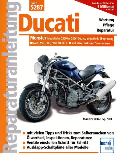 Buch MBV Reparatur Anleitung Ducati Monster 620, 750, 800,