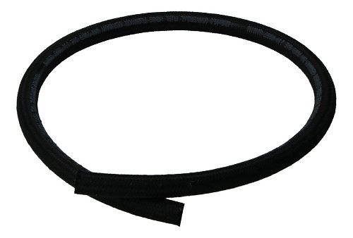 Fuel hose 6,0x11,0mm, black, textile, sold by meter