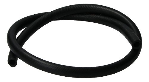 Fuel hose 7,0x13,0mm, black, rubber, sold by meter