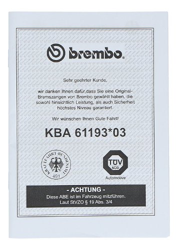 Brembo Brake disc kit Supersport, inox, 320mm - Aprilia