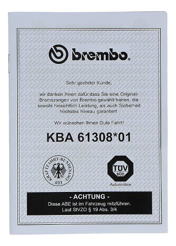 Brembo kit de disques de frein 320mm - Aprilia 1000, 1100