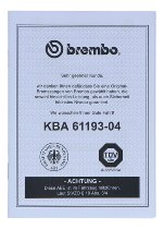 Gutachten - ABE Brembo Bremsscheiben HPK - KBA61193-04