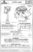 Bremssatt. PF2 28D Schwimms.silb.li.KTM