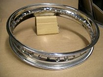 Moto Guzzi Rear spoke rim, 2,50x16 - 350, 750 Nevada, Club,