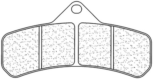 CL brake pads 2586 XBK5 sinter - 8-piston Spiegler