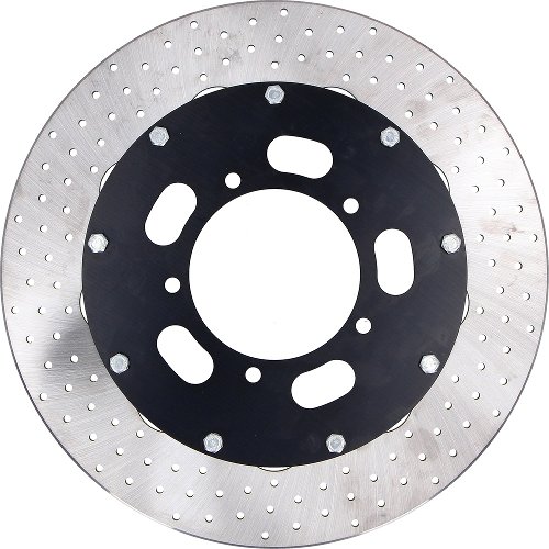 Moto Guzzi Brake disc inox, 300mm, 5-holes, perforated,