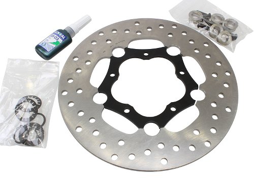 Moto Guzzi Brake disc 270mm complete, inox - Le Mans 4,