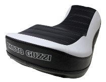 Moto Guzzi asiento, sin tubo cromado, cerradura al centro -