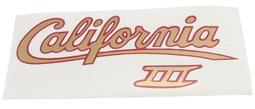 Moto Guzzi Sticker side cover red-gold - California 3