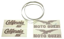 Moto Guzzi Dekorsatz gold/rot - California 3