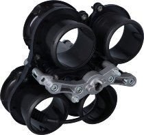 Sliding manifold intake