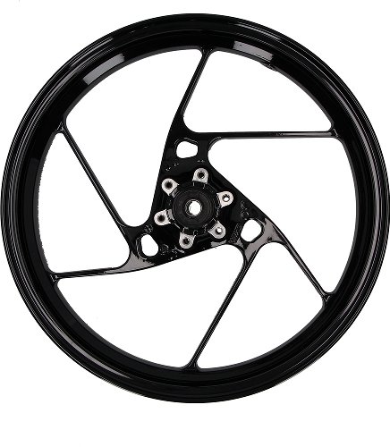 black front wheel 3,5x17 with bearings