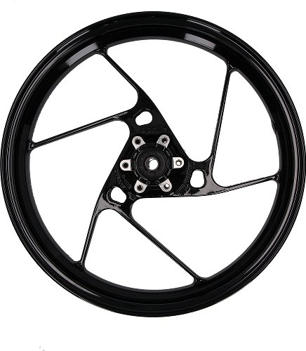 black front wheel 3,5x17 with bearings