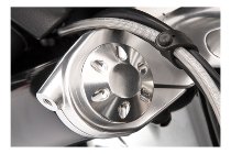 Moto Guzzi Fork triple plug cover kit, aluminium, cnc -