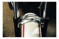 Moto Guzzi Support de garde-boue avant en aluminium - V9