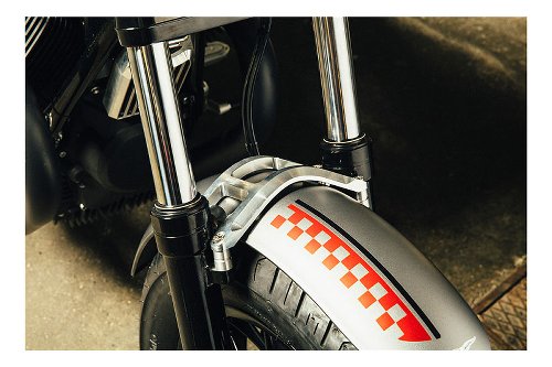 Moto Guzzi Support de garde-boue avant en aluminium - V9