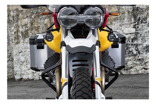 Moto Guzzi Engine protection kit, black - V85 TT, Travel
