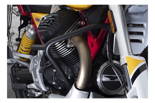 Moto Guzzi Motorschutzbügel-Satz, schwarz - V85 TT, Travel