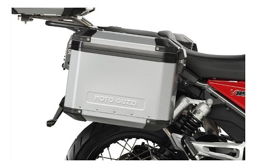 Moto Guzzi Side case kit 33/38 litres, aluminium - V85 TT,