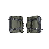Moto Guzzi Side bag kit, olive green - V7 III Special,