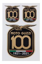 Moto Guzzi Aufklebersatz 100 Jahre 1921-2021, 3-teilig