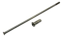 Spoke inox l=153 straight 3,9 with nipples