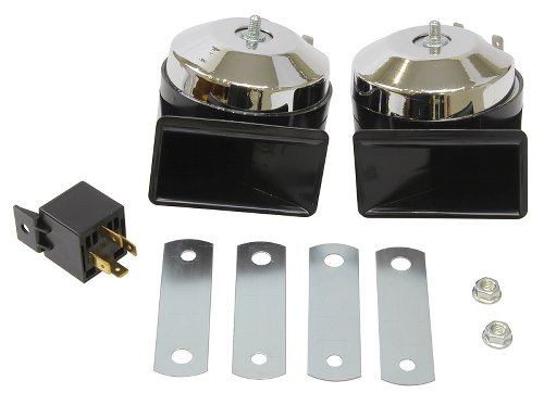 Moto Guzzi Signal horn kit complete with relay - small & big