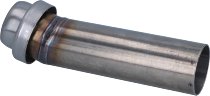 Agostini Db eater, stainless-steel, for oval silencer