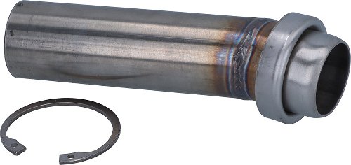 Agostini Db eater, stainless-steel, for oval silencer
