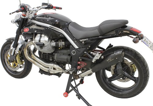 Agostini Silencer, x-black, black, carbon, with homologation