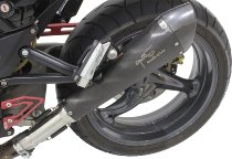 Agostini silenziatore scarico, X-Black , nero, EG ABE - Moto