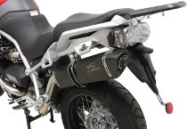 Agostini Silencer, x-black, black, with homologation - Moto